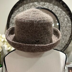 Pendleton Taupe-Brown Textured Bucket Hat
